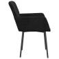 vidaXL Esszimmerstühle 2 Stk. Schwarz Samt vidaXL Esszimmerstühle 2 Stk. Schwarz Samt