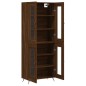 vidaXL Highboard Braun Eichen-Optik 69,5x34x180 cm Holzwerkstoff vidaXL Highboard Braun Eichen-Optik 69,5x34x180 cm Holzwerkstoff