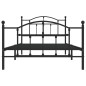 vidaXL Bettgestell mit Kopf- und Fußteil Metall Schwarz 100x200 cm vidaXL Bettgestell mit Kopf- und Fußteil Metall Schwarz 100x200 cm