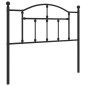 vidaXL Kopfteil Metall Schwarz 100 cm vidaXL Kopfteil Metall Schwarz 100 cm