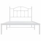 vidaXL Bettgestell mit Kopfteil Metall Weiß 100x190 cm vidaXL Bettgestell mit Kopfteil Metall Weiß 100x190 cm