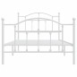 vidaXL Bettgestell mit Kopf- und Fußteil Metall Weiß 100x190 cm vidaXL Bettgestell mit Kopf- und Fußteil Metall Weiß 100x190 cm