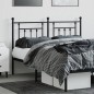 vidaXL Kopfteil Metall Schwarz 150 cm vidaXL Kopfteil Metall Schwarz 150 cm
