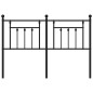 vidaXL Kopfteil Metall Schwarz 150 cm vidaXL Kopfteil Metall Schwarz 150 cm