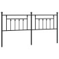 vidaXL Kopfteil Metall Schwarz 193 cm vidaXL Kopfteil Metall Schwarz 193 cm