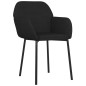 vidaXL Esszimmerstühle 2 Stk. Schwarz Samt vidaXL Esszimmerstühle 2 Stk. Schwarz Samt