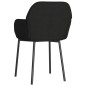 vidaXL Esszimmerstühle 2 Stk. Schwarz Samt vidaXL Esszimmerstühle 2 Stk. Schwarz Samt
