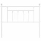 vidaXL Kopfteil Metall Weiß 100 cm vidaXL Kopfteil Metall Weiß 100 cm