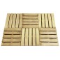 vidaXL Terrassenfliesen 6 Stk. 50x50 cm Holz Grün vidaXL Terrassenfliesen 6 Stk. 50x50 cm Holz Grün
