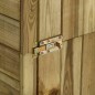 vidaXL Geräteschuppen mit Unterstand Kiefernholz 253×80×170 cm vidaXL Geräteschuppen mit Unterstand Kiefernholz 253×80×170 cm