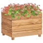 vidaXL Hochbeet 50x40x38 cm Teak Altholz und Stahl vidaXL Hochbeet 50x40x38 cm Teak Altholz und Stahl