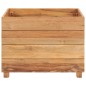 vidaXL Hochbeet 50x40x38 cm Teak Altholz und Stahl vidaXL Hochbeet 50x40x38 cm Teak Altholz und Stahl