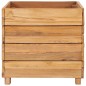 vidaXL Hochbeet 50x40x38 cm Teak Altholz und Stahl vidaXL Hochbeet 50x40x38 cm Teak Altholz und Stahl