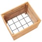 vidaXL Hochbeet 50x40x38 cm Teak Altholz und Stahl vidaXL Hochbeet 50x40x38 cm Teak Altholz und Stahl