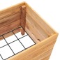 vidaXL Hochbeet 50x40x38 cm Teak Altholz und Stahl vidaXL Hochbeet 50x40x38 cm Teak Altholz und Stahl