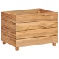 vidaXL Hochbeet 50x40x38 cm Teak Altholz und Stahl vidaXL Hochbeet 50x40x38 cm Teak Altholz und Stahl