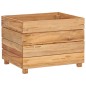 vidaXL Hochbeet 50x40x38 cm Teak Altholz und Stahl vidaXL Hochbeet 50x40x38 cm Teak Altholz und Stahl