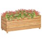 vidaXL Hochbeet 100x40x38 cm Massivholz Teak und Stahl vidaXL Hochbeet 100x40x38 cm Massivholz Teak und Stahl