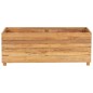 vidaXL Hochbeet 100x40x38 cm Massivholz Teak und Stahl vidaXL Hochbeet 100x40x38 cm Massivholz Teak und Stahl