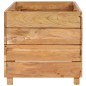 vidaXL Hochbeet 100x40x38 cm Massivholz Teak und Stahl vidaXL Hochbeet 100x40x38 cm Massivholz Teak und Stahl