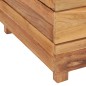 vidaXL Hochbeet 100x40x38 cm Massivholz Teak und Stahl vidaXL Hochbeet 100x40x38 cm Massivholz Teak und Stahl
