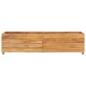vidaXL Hochbeet 150x40x38 cm Massivholz Teak und Stahl vidaXL Hochbeet 150x40x38 cm Massivholz Teak und Stahl