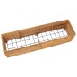 vidaXL Hochbeet 150x40x38 cm Massivholz Teak und Stahl vidaXL Hochbeet 150x40x38 cm Massivholz Teak und Stahl