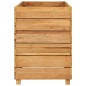 vidaXL Hochbeet 100x40x55 cm Teak Altholz und Stahl vidaXL Hochbeet 100x40x55 cm Teak Altholz und Stahl