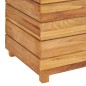 vidaXL Hochbeet 100x40x55 cm Teak Altholz und Stahl vidaXL Hochbeet 100x40x55 cm Teak Altholz und Stahl