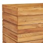 vidaXL Hochbeet 100x40x55 cm Teak Altholz und Stahl vidaXL Hochbeet 100x40x55 cm Teak Altholz und Stahl