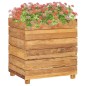 vidaXL Hochbeet 50x40x55 cm Massivholz Teak und Stahl vidaXL Hochbeet 50x40x55 cm Massivholz Teak und Stahl