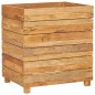 vidaXL Hochbeet 50x40x55 cm Massivholz Teak und Stahl vidaXL Hochbeet 50x40x55 cm Massivholz Teak und Stahl