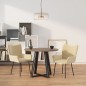 vidaXL Esszimmerstühle 2 Stk. Creme Samt vidaXL Esszimmerstühle 2 Stk. Creme Samt