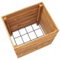 vidaXL Hochbeet 50x40x55 cm Massivholz Teak und Stahl vidaXL Hochbeet 50x40x55 cm Massivholz Teak und Stahl