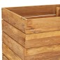 vidaXL Hochbeet 50x40x55 cm Massivholz Teak und Stahl vidaXL Hochbeet 50x40x55 cm Massivholz Teak und Stahl