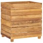 vidaXL Hochbeet 50x40x55 cm Massivholz Teak und Stahl vidaXL Hochbeet 50x40x55 cm Massivholz Teak und Stahl