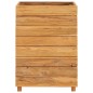 vidaXL Hochbeet 50x40x72 cm Teak Altholz und Stahl vidaXL Hochbeet 50x40x72 cm Teak Altholz und Stahl