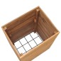 vidaXL Hochbeet 50x40x72 cm Teak Altholz und Stahl vidaXL Hochbeet 50x40x72 cm Teak Altholz und Stahl