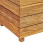 vidaXL Hochbeet 50x40x72 cm Teak Altholz und Stahl vidaXL Hochbeet 50x40x72 cm Teak Altholz und Stahl