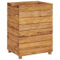 vidaXL Hochbeet 50x40x72 cm Teak Altholz und Stahl vidaXL Hochbeet 50x40x72 cm Teak Altholz und Stahl