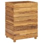 vidaXL Hochbeet 50x40x72 cm Teak Altholz und Stahl vidaXL Hochbeet 50x40x72 cm Teak Altholz und Stahl