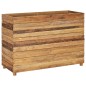 vidaXL Hochbeet 100x40x72 cm Massivholz Teak und Stahl vidaXL Hochbeet 100x40x72 cm Massivholz Teak und Stahl