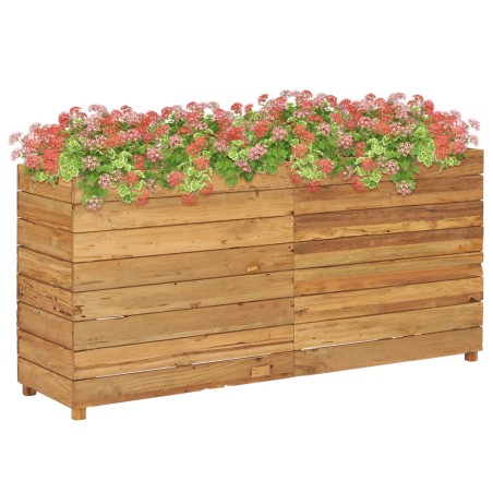vidaXL Hochbeet 150x40x72 cm Massivholz Teak und Stahl