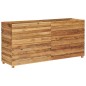 vidaXL Hochbeet 150x40x72 cm Massivholz Teak und Stahl vidaXL Hochbeet 150x40x72 cm Massivholz Teak und Stahl
