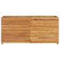 vidaXL Hochbeet 150x40x72 cm Massivholz Teak und Stahl vidaXL Hochbeet 150x40x72 cm Massivholz Teak und Stahl