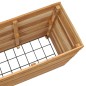 vidaXL Hochbeet 150x40x72 cm Massivholz Teak und Stahl vidaXL Hochbeet 150x40x72 cm Massivholz Teak und Stahl
