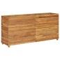 vidaXL Hochbeet 150x40x72 cm Massivholz Teak und Stahl vidaXL Hochbeet 150x40x72 cm Massivholz Teak und Stahl