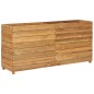 vidaXL Hochbeet 150x40x72 cm Massivholz Teak und Stahl vidaXL Hochbeet 150x40x72 cm Massivholz Teak und Stahl