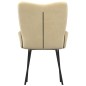vidaXL Esszimmerstühle 2 Stk. Creme Samt vidaXL Esszimmerstühle 2 Stk. Creme Samt