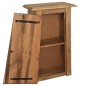 vidaXL Bad-Wandschrank Massivholz Kiefer 42x23x70 cm vidaXL Bad-Wandschrank Massivholz Kiefer 42x23x70 cm